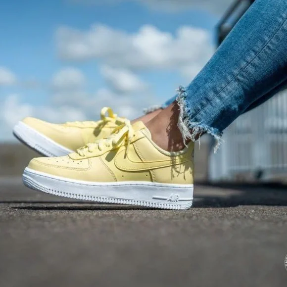 Nike Shoes Rare Nike Air Force Essential Bicycle Yellow Womens